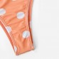  [NEW]  Women Polka Dot Bikini Set - Ruffle Shoulder Bra  & Low Waist Briefs