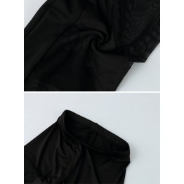 Women Mesh Black Transparent Comfortable Pant Sexy Slim Fit Leggings Stirrup Workout Leggings For Women Activewear