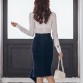 H Han Queen chic work set - blouse and stylish skirt
