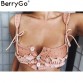 BerryGo Women Push Up Sexy Lingerie Set - Bra & Brief