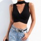 HEYounGIRL Sexy Crop Top with Hollow Out collar & deep cleavage 