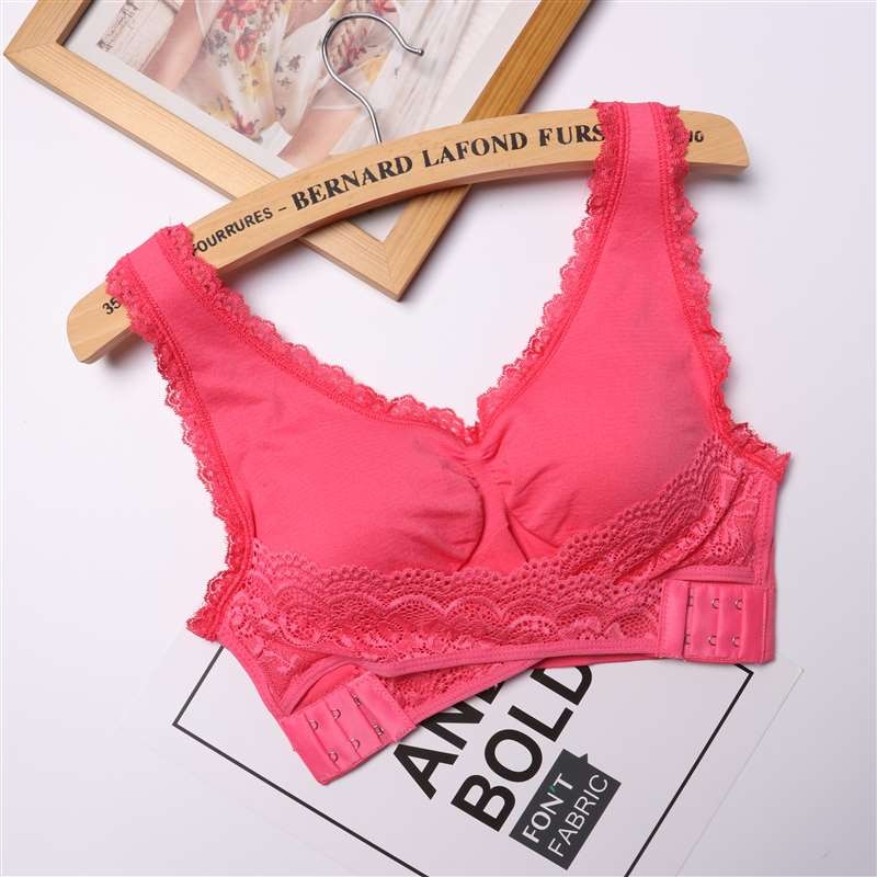 M-3XL-Women-Underwear-Sexy-Lingerie-Lace-Solid-Color-Cross-Side-Buckle-Wireless-Push-up-Breathable-S-33061591251